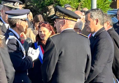 À Saint Malo avec Gérald DARMANIN à l'Ecole nationale de Police