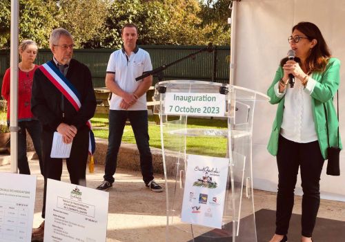 Inauguration de plusieurs sites à Saint Christophe des Bois