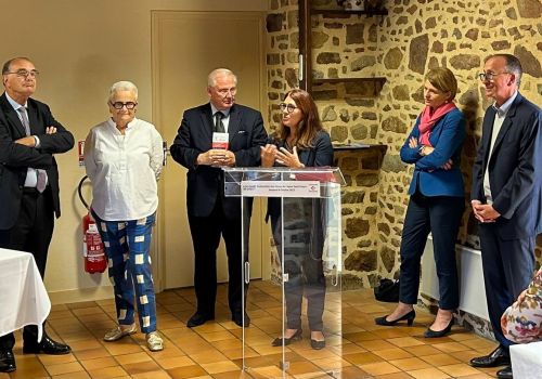 À Louvigné-de-Bais pour le lancement de la Campagne de Dons pour la restauration des vitraux