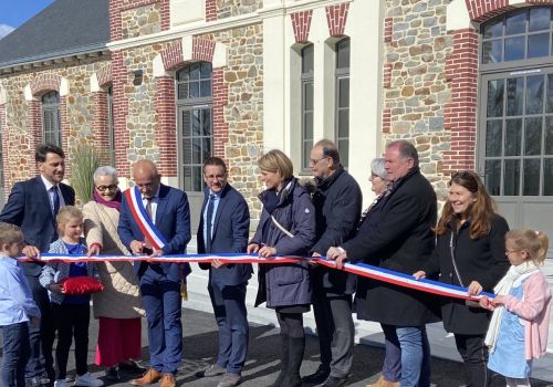 Inauguration de la mairie de Saint Germain-du-Pinel