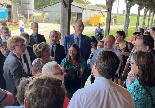 Visite de Marc FESNEAU à Noyal-sur-Vilaine