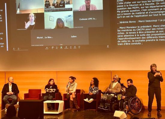 Christine LE NABOUR a participé à la présentation de la feuille de route législative du Conseil national consultatif des personnes handicapées (CNCPH)